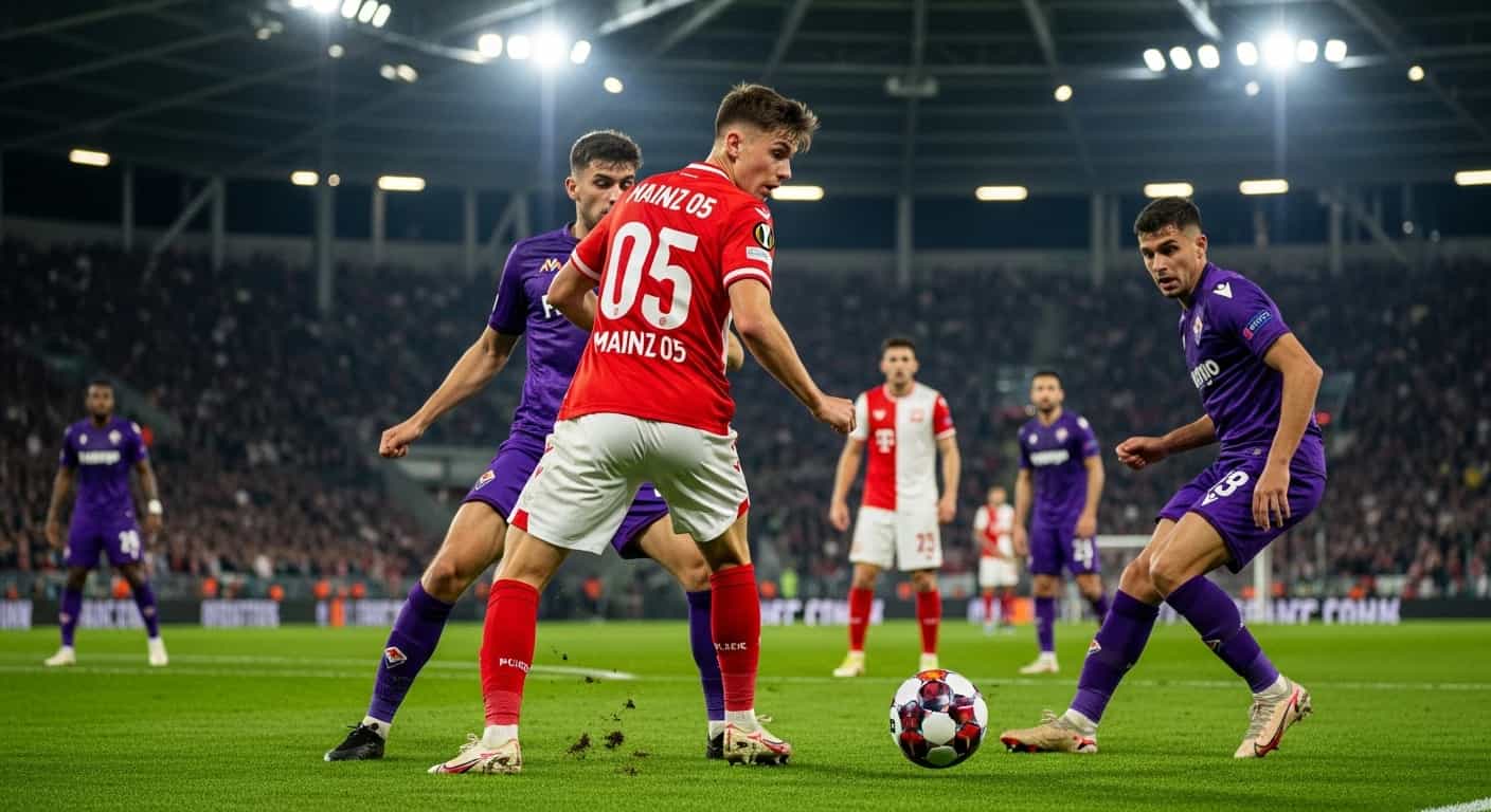 Mainz podejmie Fiorentinę w kluczowym meczu Ligi Konferencji z 18-letnim Polakiem w składzie