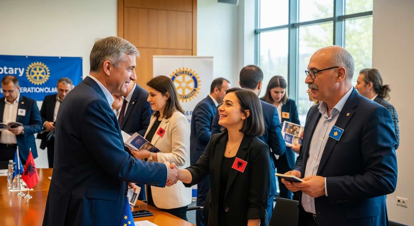 Lokalne kluby Rotary gościły delegację z Albanii i Kosowa w ramach międzynarodowej wymiany kulturowej