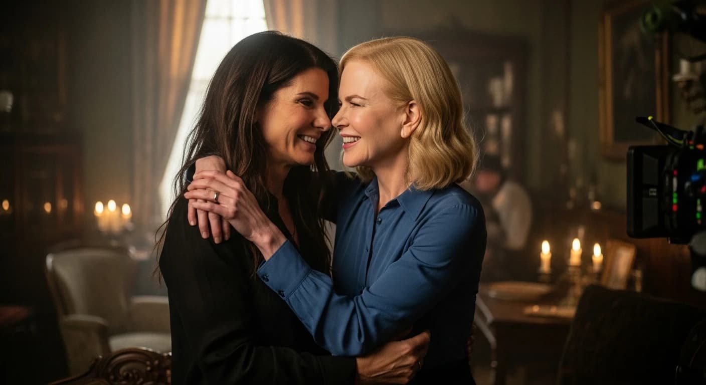 Sandra Bullock chwali Nicole Kidman jako "niezależną" kobietę podczas kręcenia Practical Magic 2