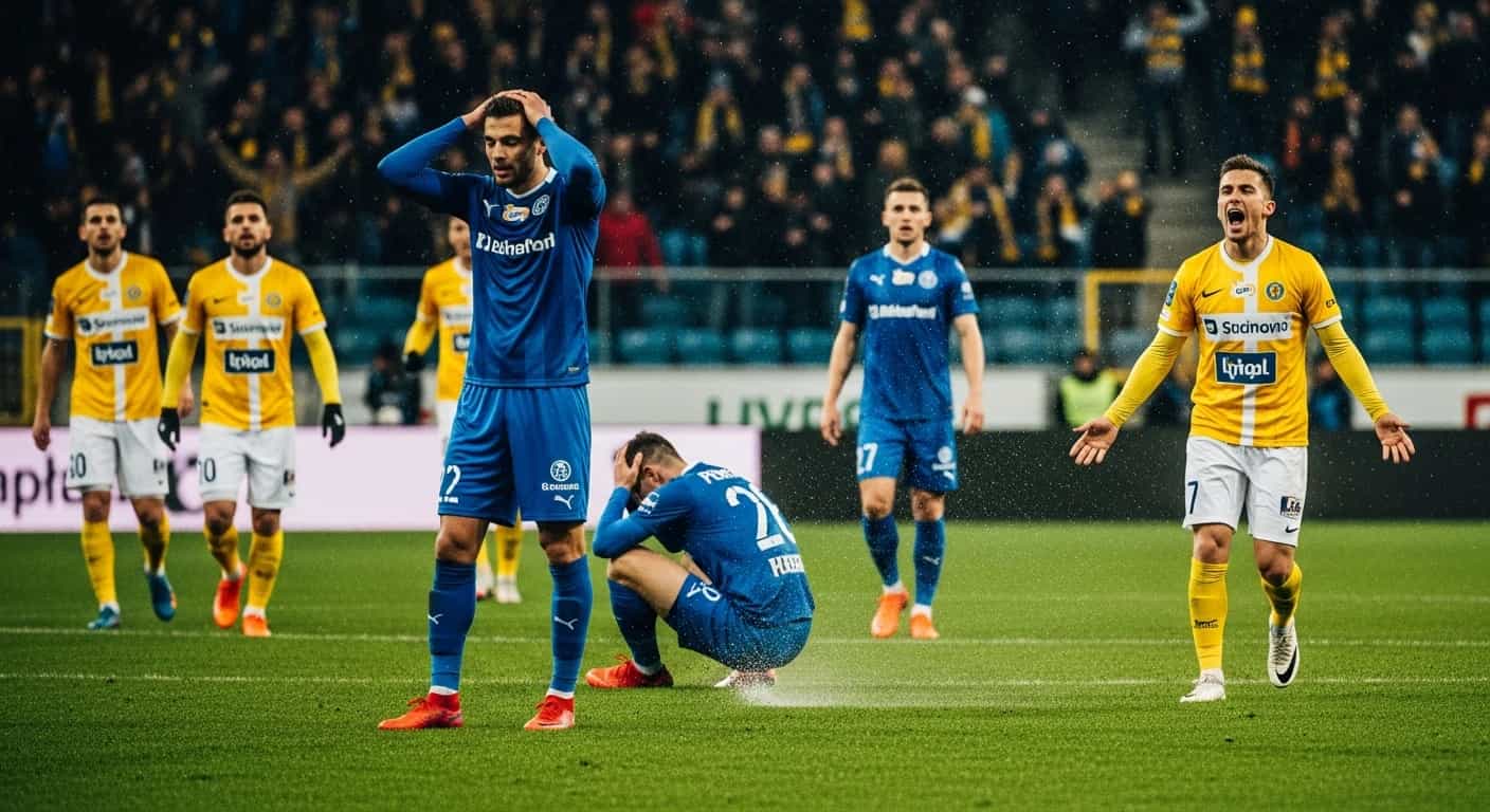 Motor Lublin sensacyjnie prowadzi z Lechem Poznań po bramce samobójczej Pereiry