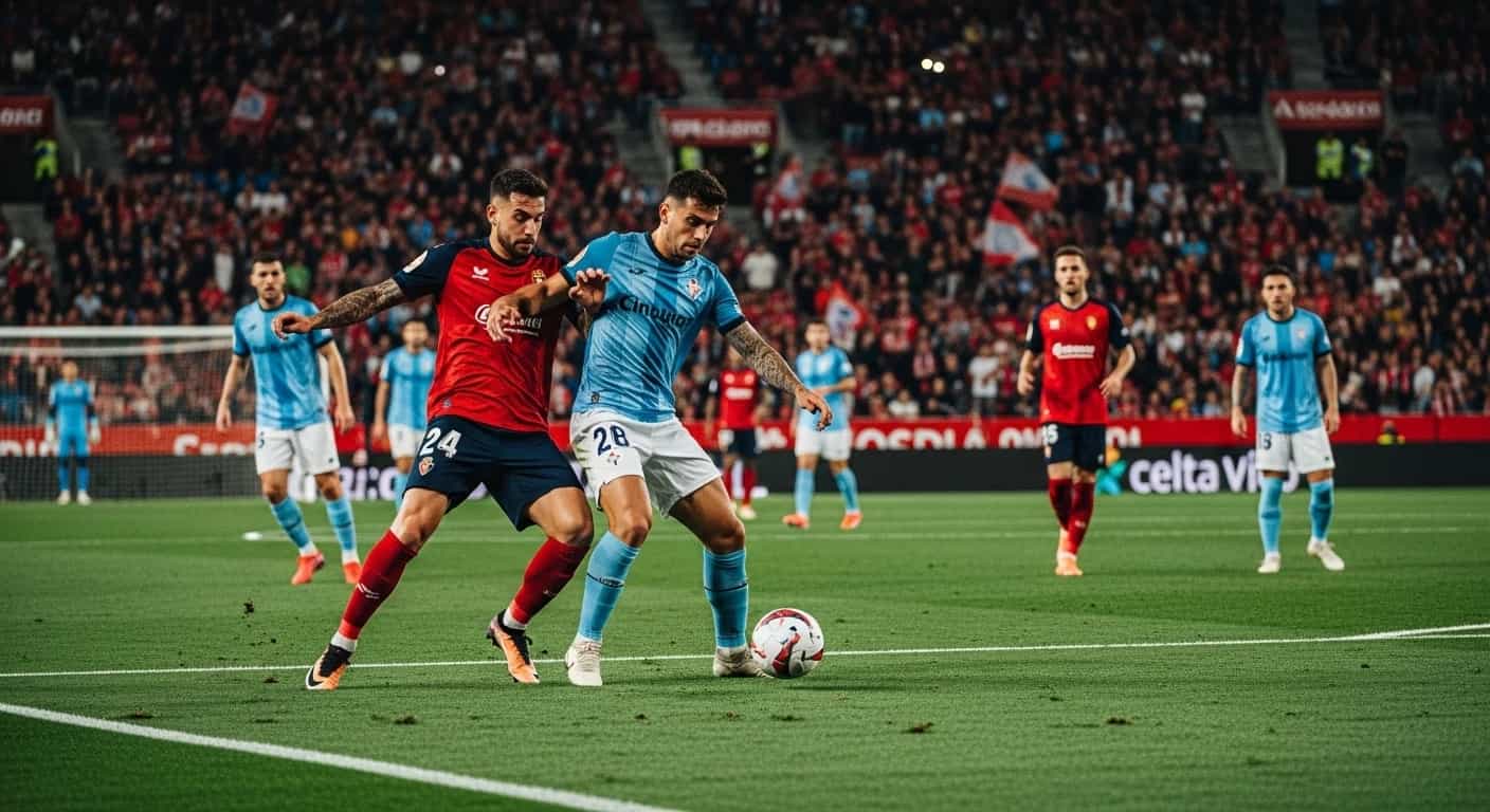 Osasuna podejmuje Celtę Vigo w trudnym meczu 10. kolejki La Liga