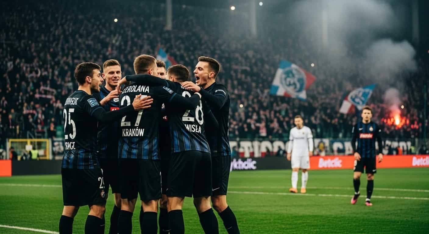 Emocjonalne derby Krakowa w Betclic I lidze - Wisła wyrównuje w ostatniej minucie