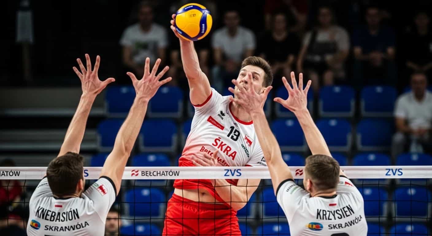 Bartosz Krzysiek bohaterem spektakularnego powrotu Skry Bełchatów w hicie PlusLigi