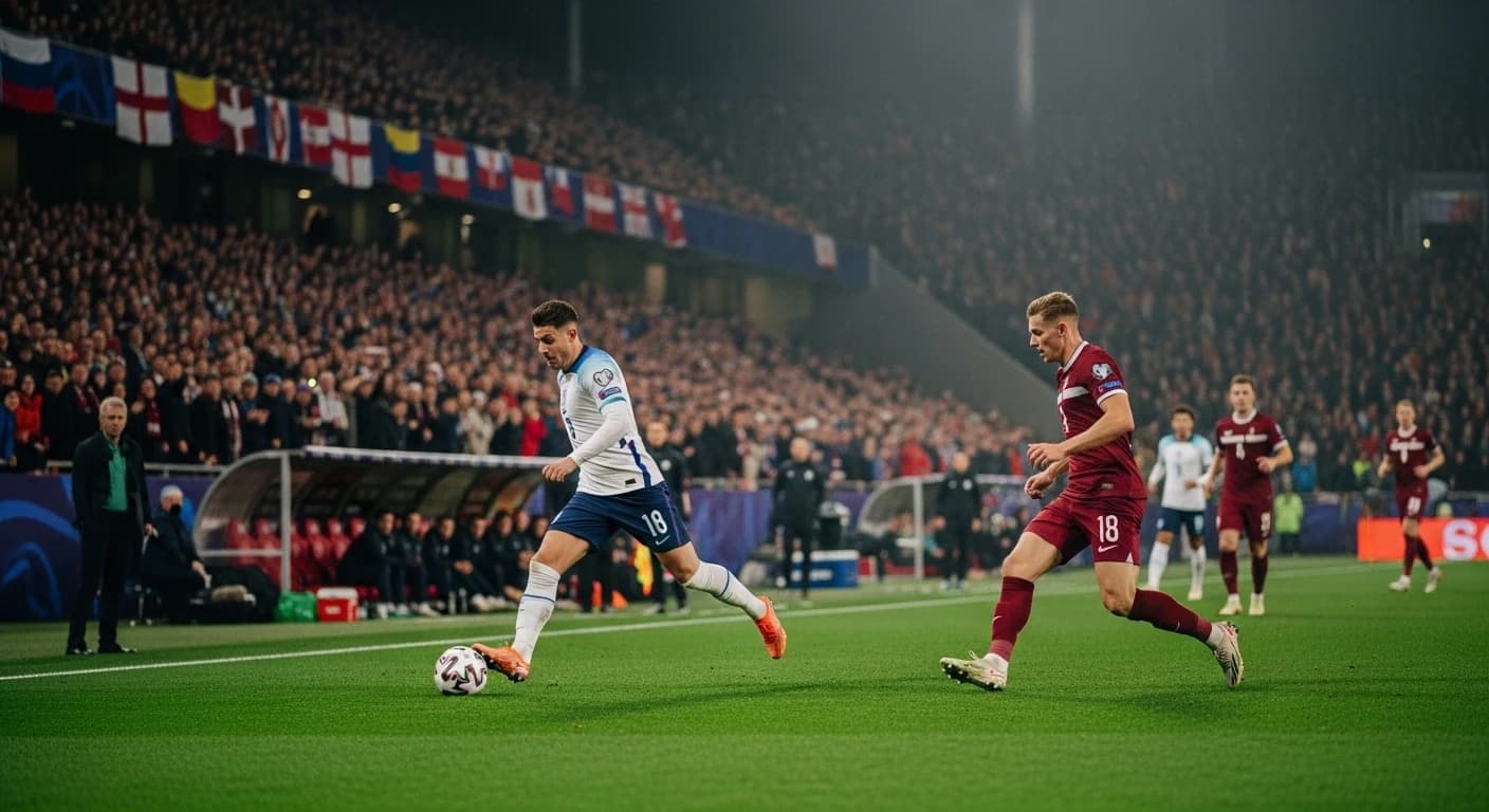 Łotwa podejmie Anglię w kluczowym meczu eliminacji mistrzostw świata