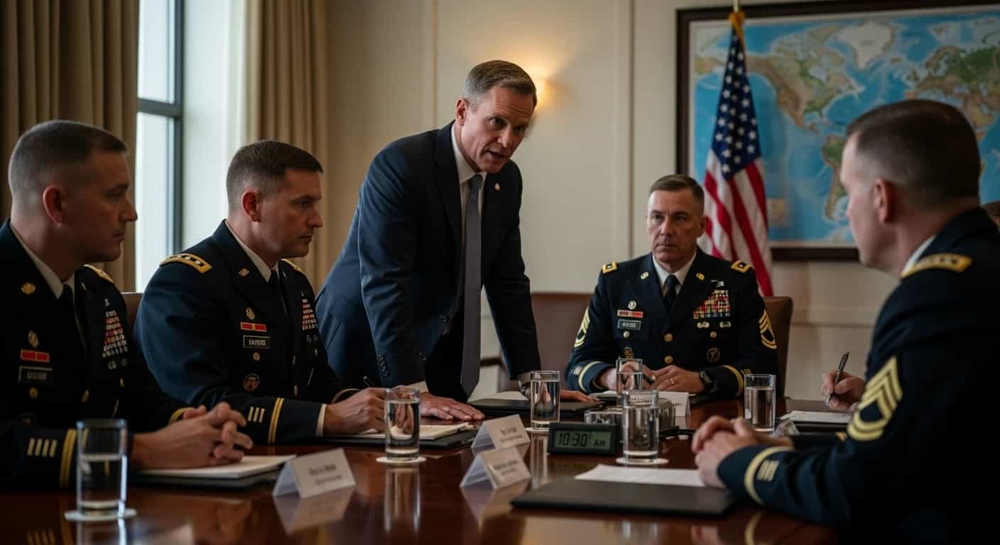 Pete Hegseth wprowadza nowe standardy w armii amerykańskiej podczas spotkania z generałami