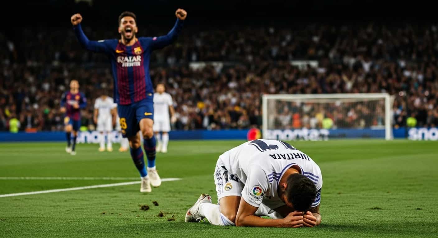 El Clasico: Historia największych klęsk w starciach Real Madryt - FC Barcelona