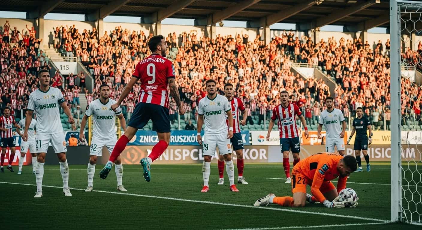 Betclic 1. Liga: Znicz Pruszków sprawił sensację pokonując Śląsk Wrocław
