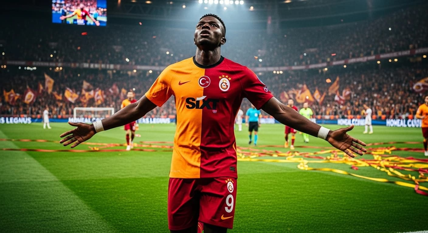 Victor Osimhen prowadzi Galatasaray do drugiego zwycięstwa z rzędu w Lidze Mistrzów