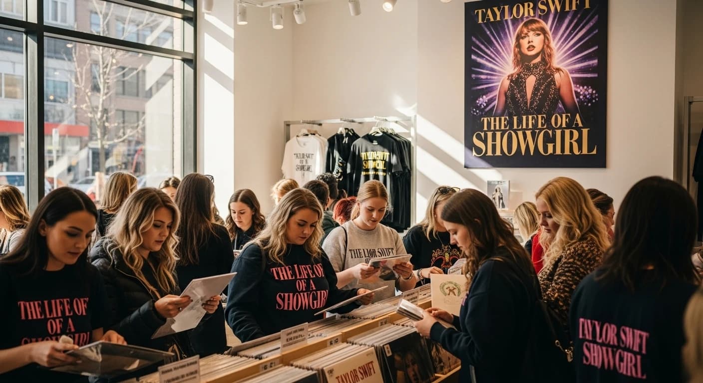 Sklep Taylor Swift bije rekordy sprzedaży nowego albumu "The Life of a Showgirl"