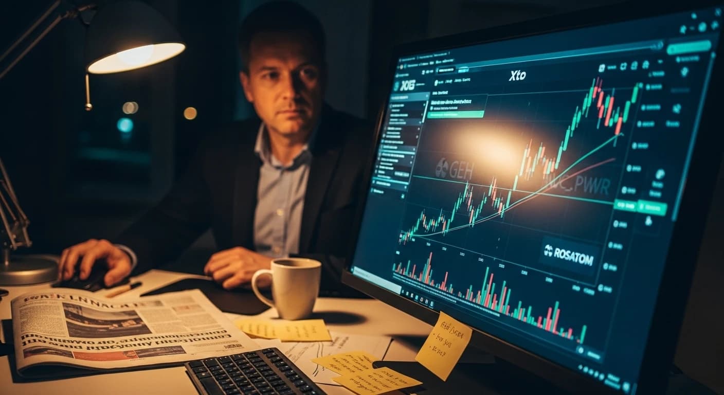 Akcje XTB w centrum uwagi po wzrostach w sektorze energetyki jądrowej