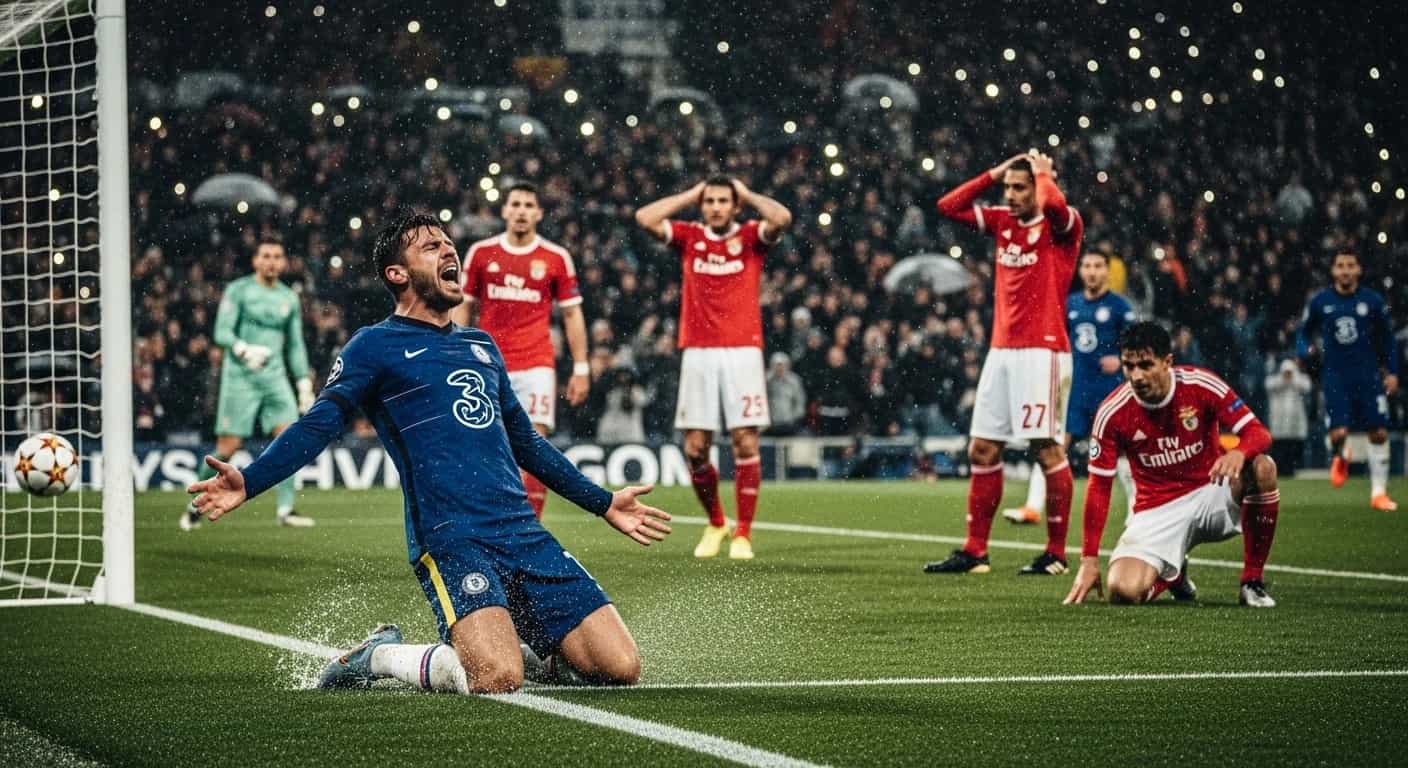 Chelsea pokonuje Benficę w Lidze Mistrzów mimo trudności kadrowych