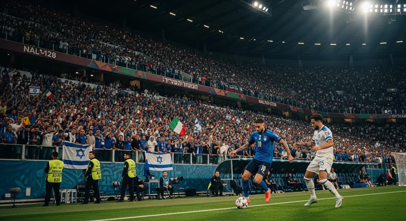 Mecz Włochy-Izrael w eliminacjach MŚ 2026 odbędzie się w atmosferze napięć politycznych