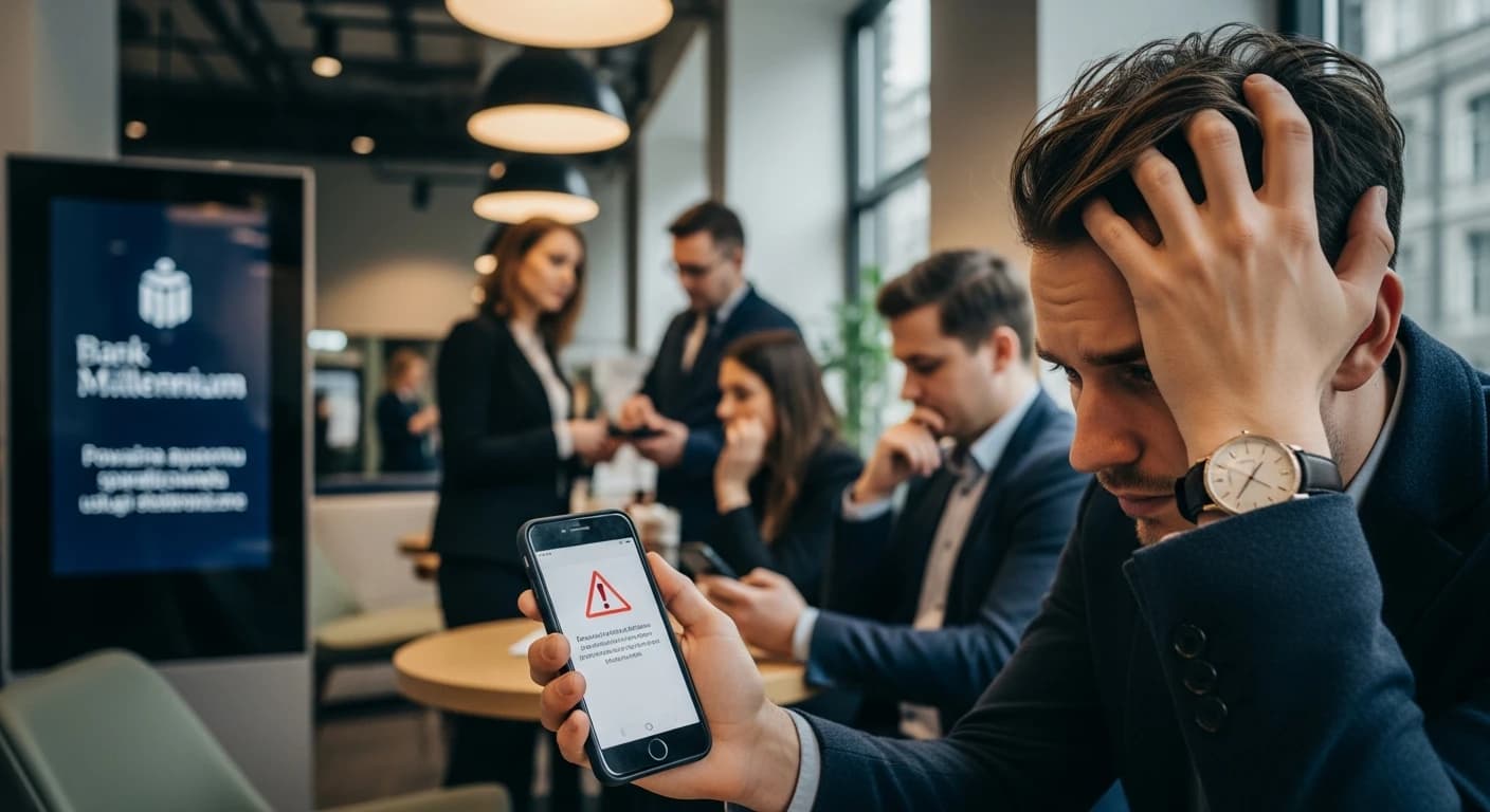 Poważna awaria systemu Banku Millennium sparaliżowała usługi elektroniczne