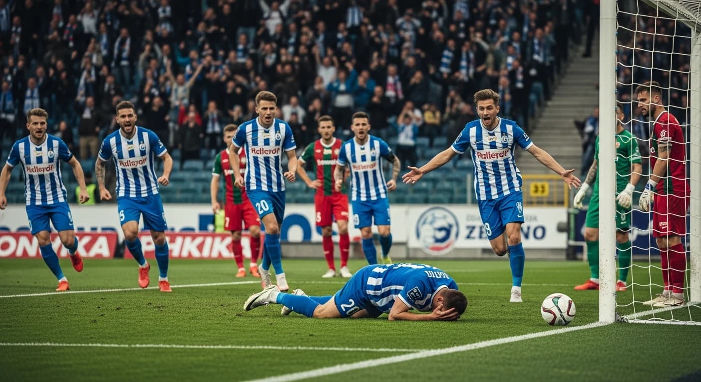 Ruch Chorzów przełamał fatalną passę po bramce samobójczej przeciwnika