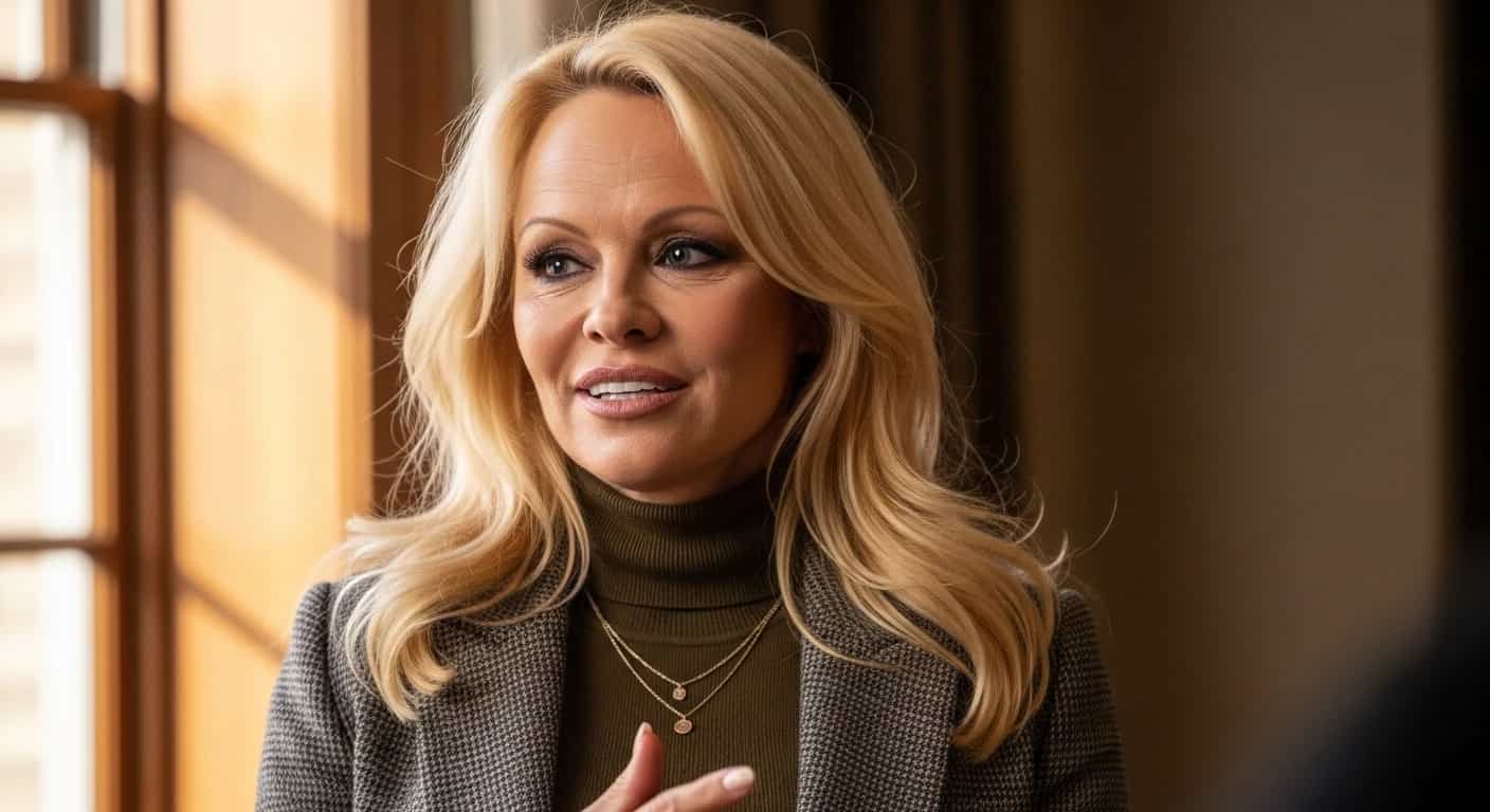 Pamela Anderson zachwyca jesienną stylizacją i zdradza sekrety pielęgnacji skóry