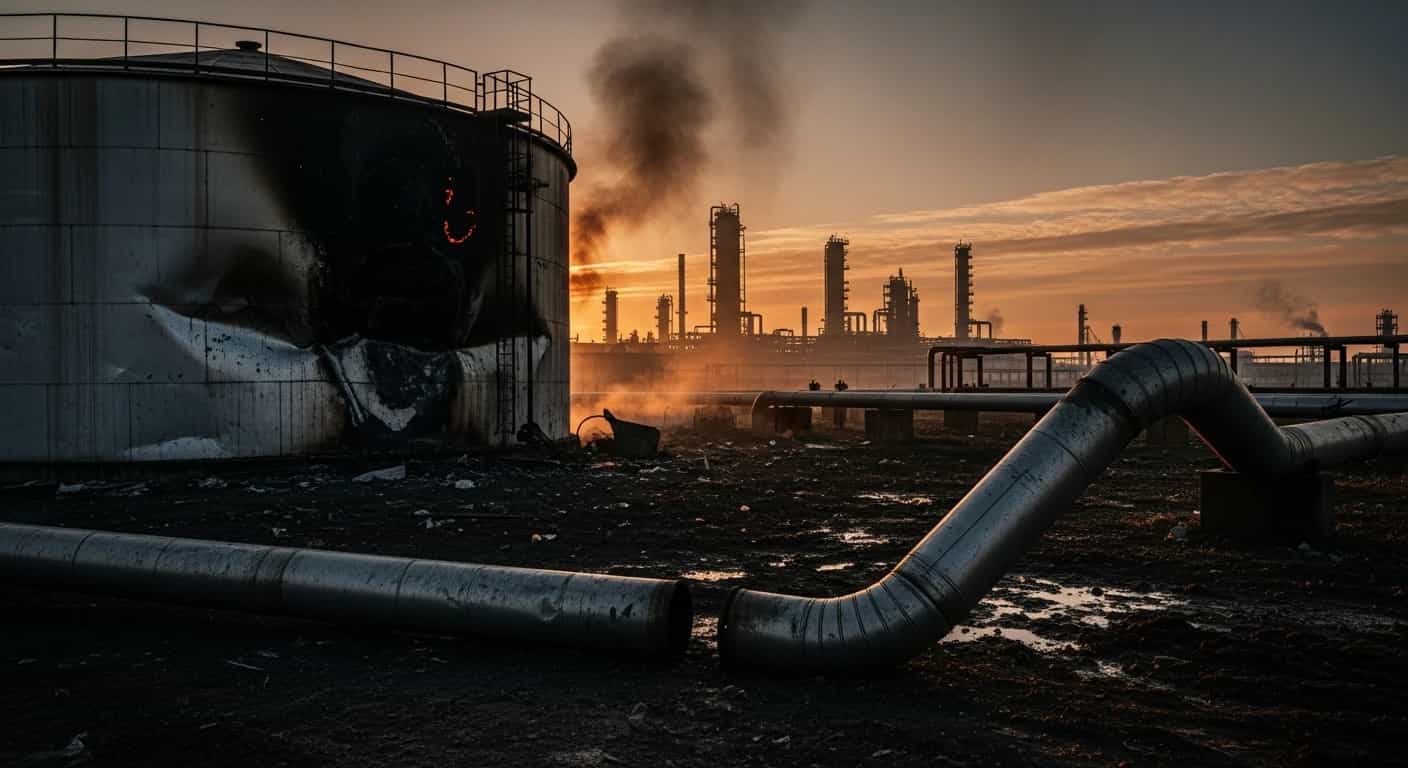 Ukraińskie ataki dalekiego zasięgu osłabiają rosyjskie rafinerie i rurociągi paliwowe