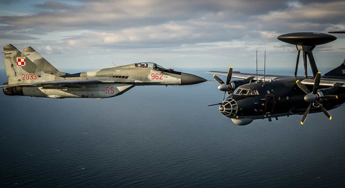 Polskie MiG-29 przechwyciły rosyjski samolot rozpoznawczy nad Bałtykiem