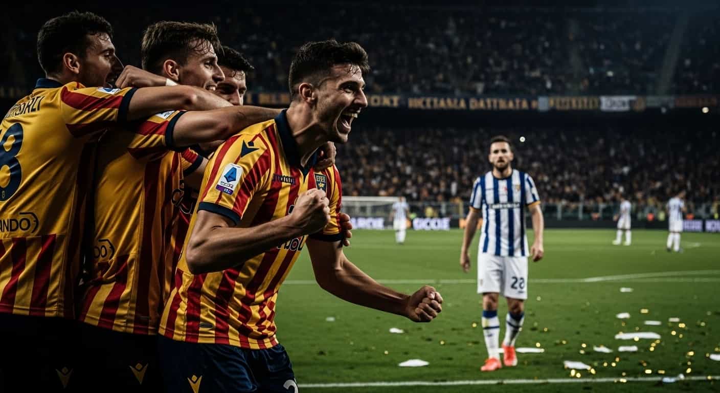 Lecce odnosi pierwsze zwycięstwo sezonu pokonując Parmę na wyjeździe