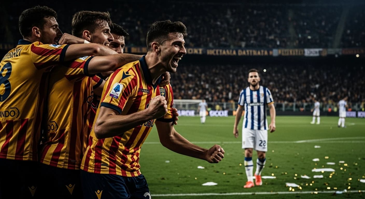 Lecce odnosi pierwsze zwycięstwo sezonu pokonując Parmę na wyjeździe