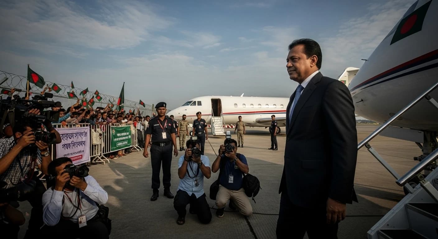 Tarique Rahman kończy 26-letnie wygnanie i wraca do Bangladeszu na wybory