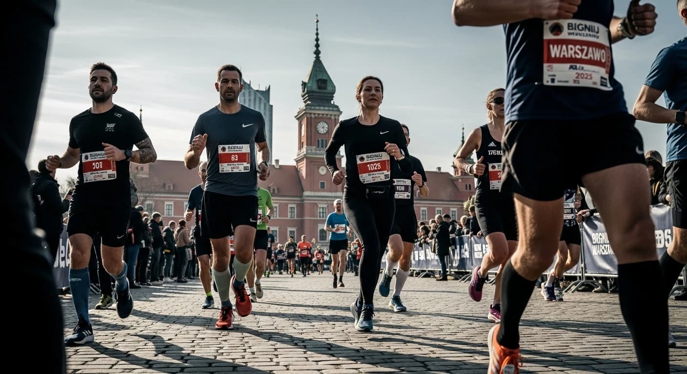 Biegnij Warszawo 2025: Szczegółowa trasa biegu i utrudnienia w ruchu