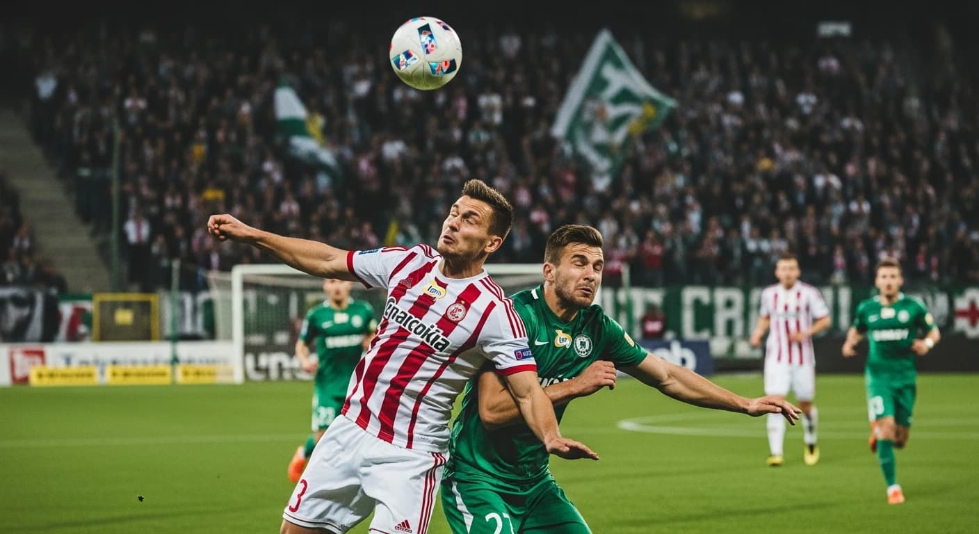 Cracovia podejmuje Zagłębie Lubin w kluczowym meczu 14. kolejki Ekstraklasy