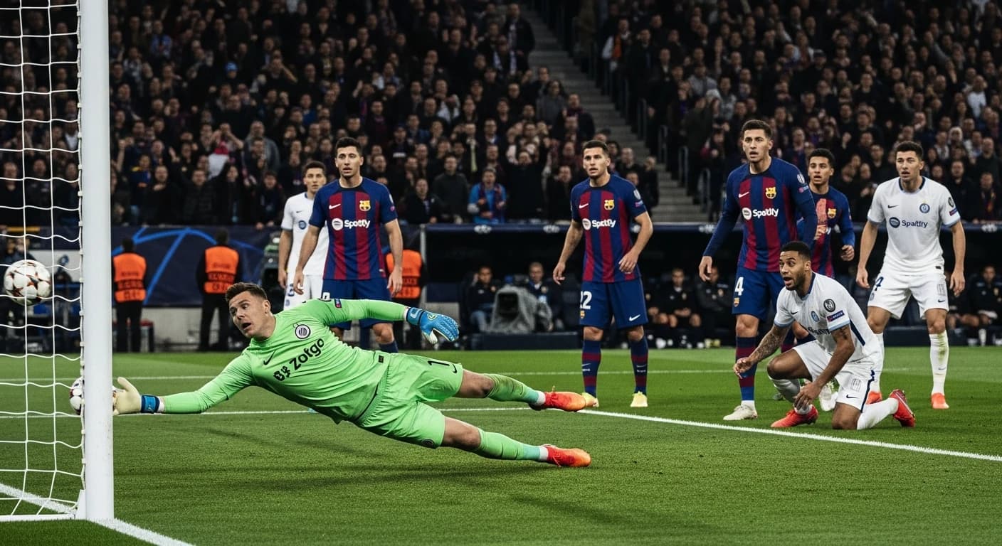 Club Brugge podejmuje FC Barcelonę w kluczowym meczu Ligi Mistrzów - Szczęsny w bramce, Lewandowski na ławce