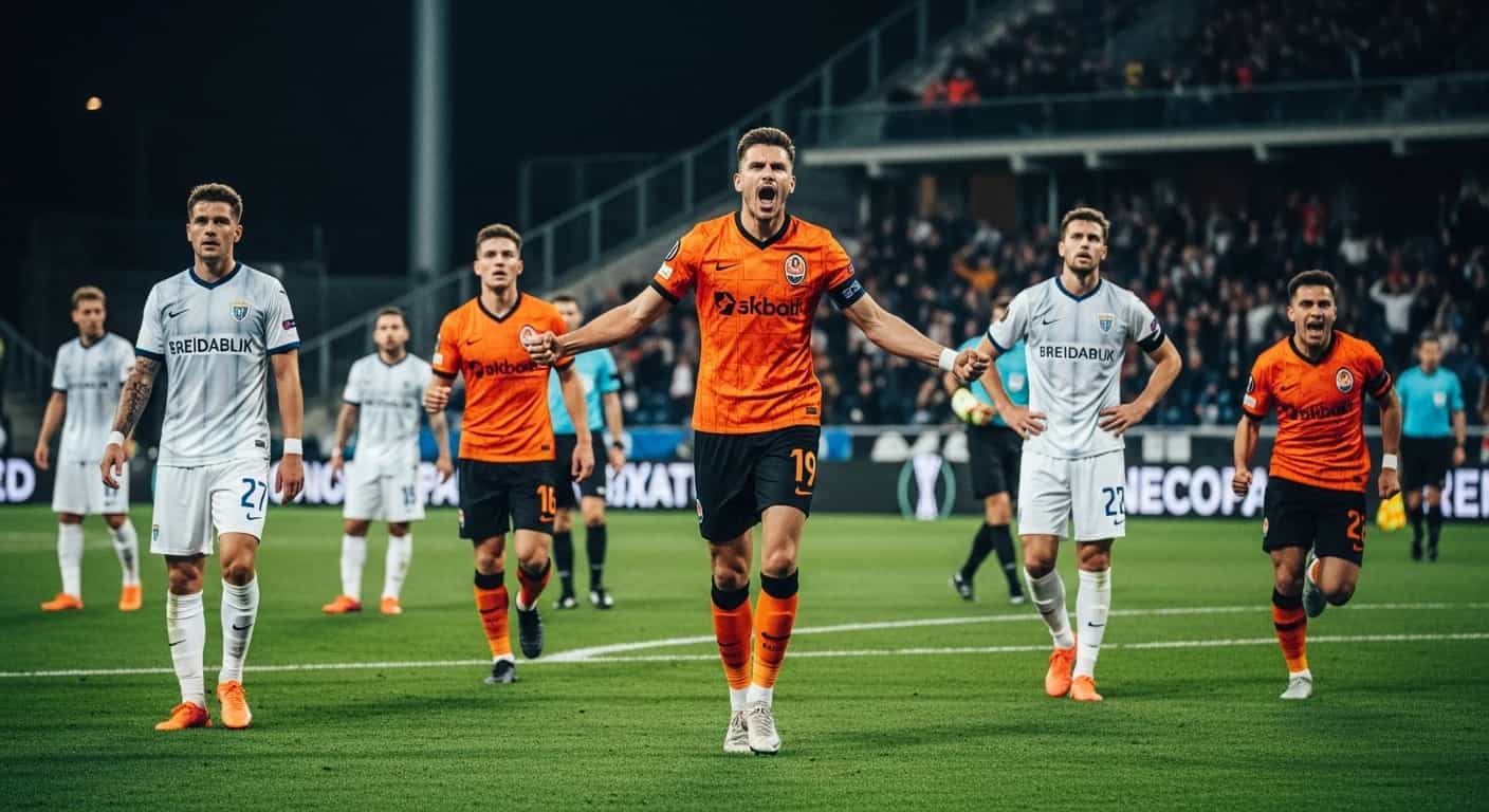 Szachtar Donieck dominuje w Krakowie - pewne zwycięstwo 2:0 nad Breidablik w Lidze Konferencji