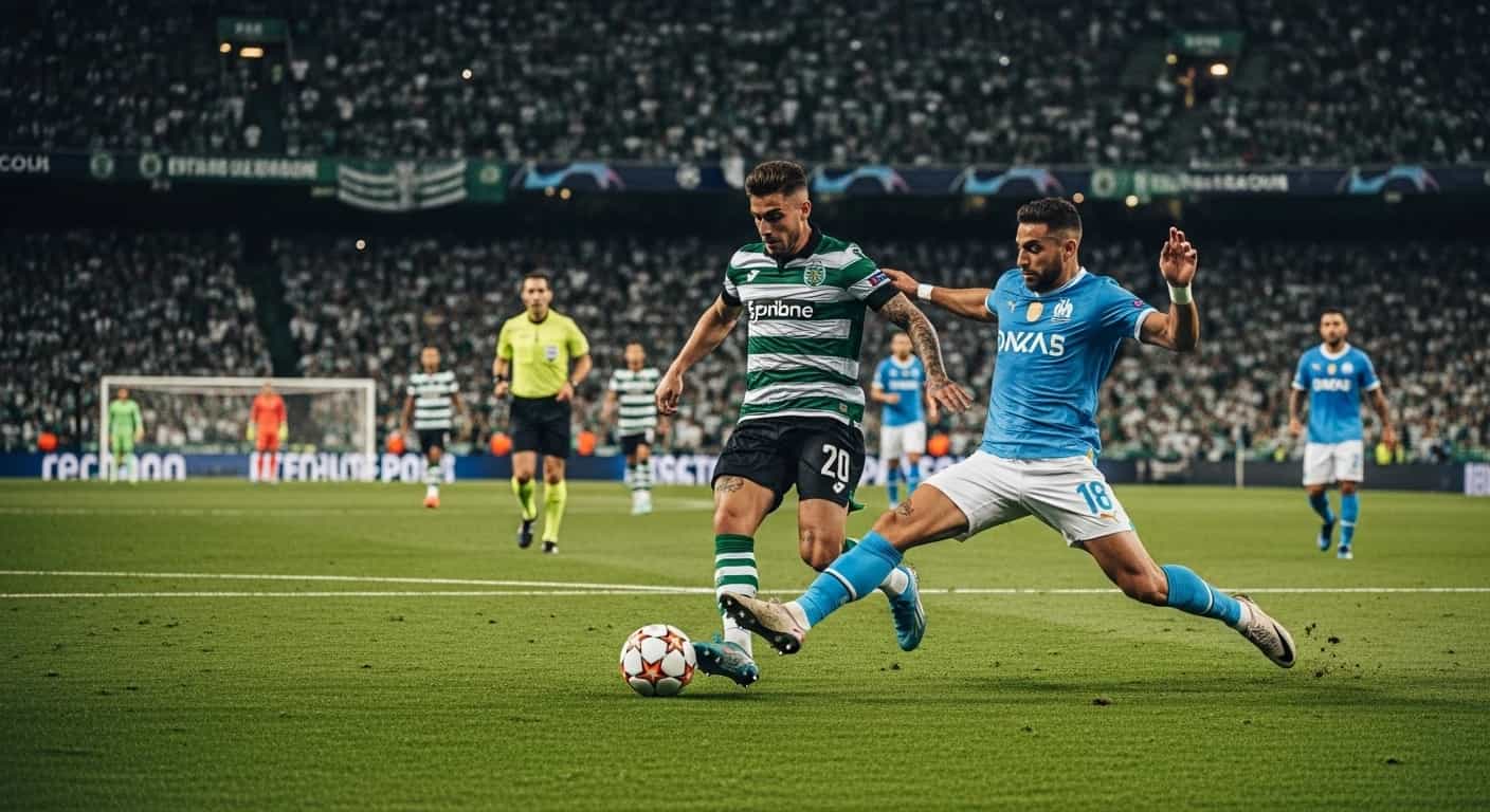 Sporting CP podejmuje Olympique Marsylia w kluczowym meczu Ligi Mistrzów