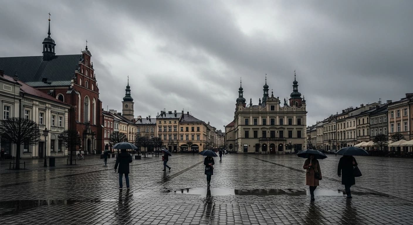 Prognoza pogody dla Rybnika - pochmurny początek tygodnia z perspektywą opadów