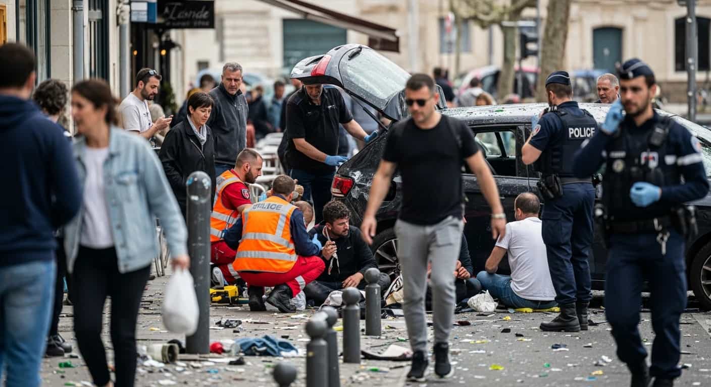 Kierowca celowo wjechał w pieszych na francuskiej wyspie - pięć osób rannych