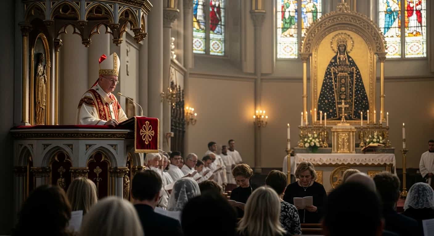 Kardynał Dziwisz celebruje mszę w amerykańskiej Częstochowie i wspomina świętość Jana Pawła II