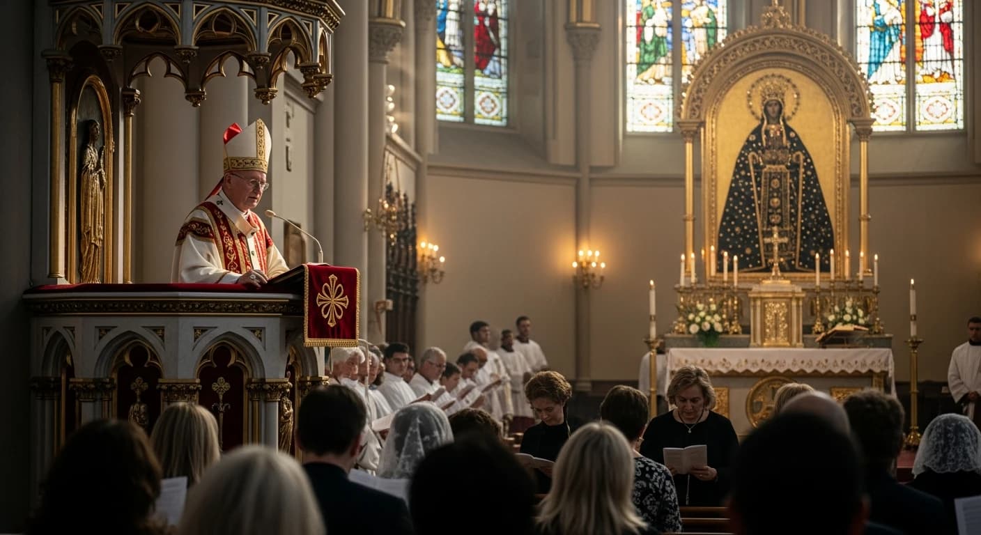 Kardynał Dziwisz celebruje mszę w amerykańskiej Częstochowie i wspomina świętość Jana Pawła II