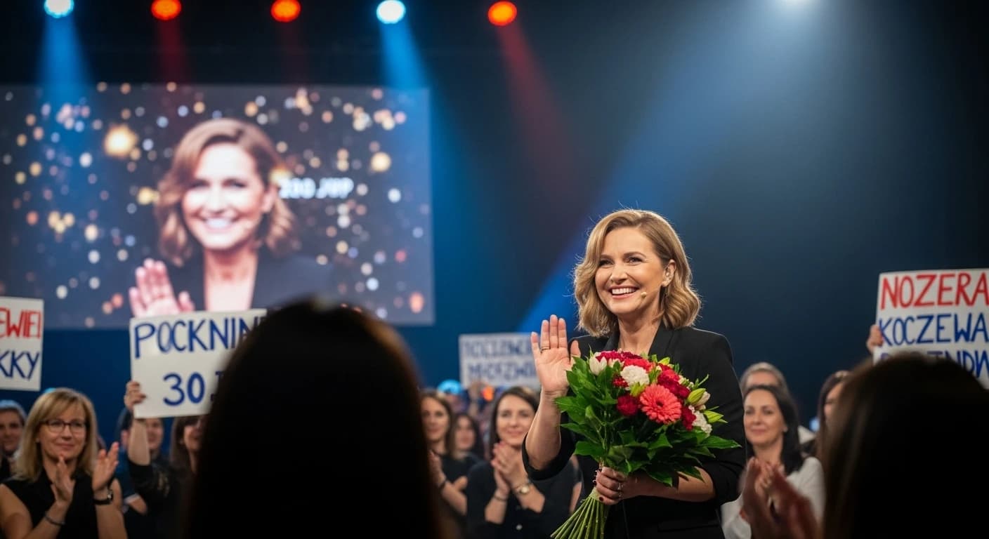 Natasza Urbańska świętuje 30-lecie kariery w TVP - fani zasypują artystkę gratulacjami