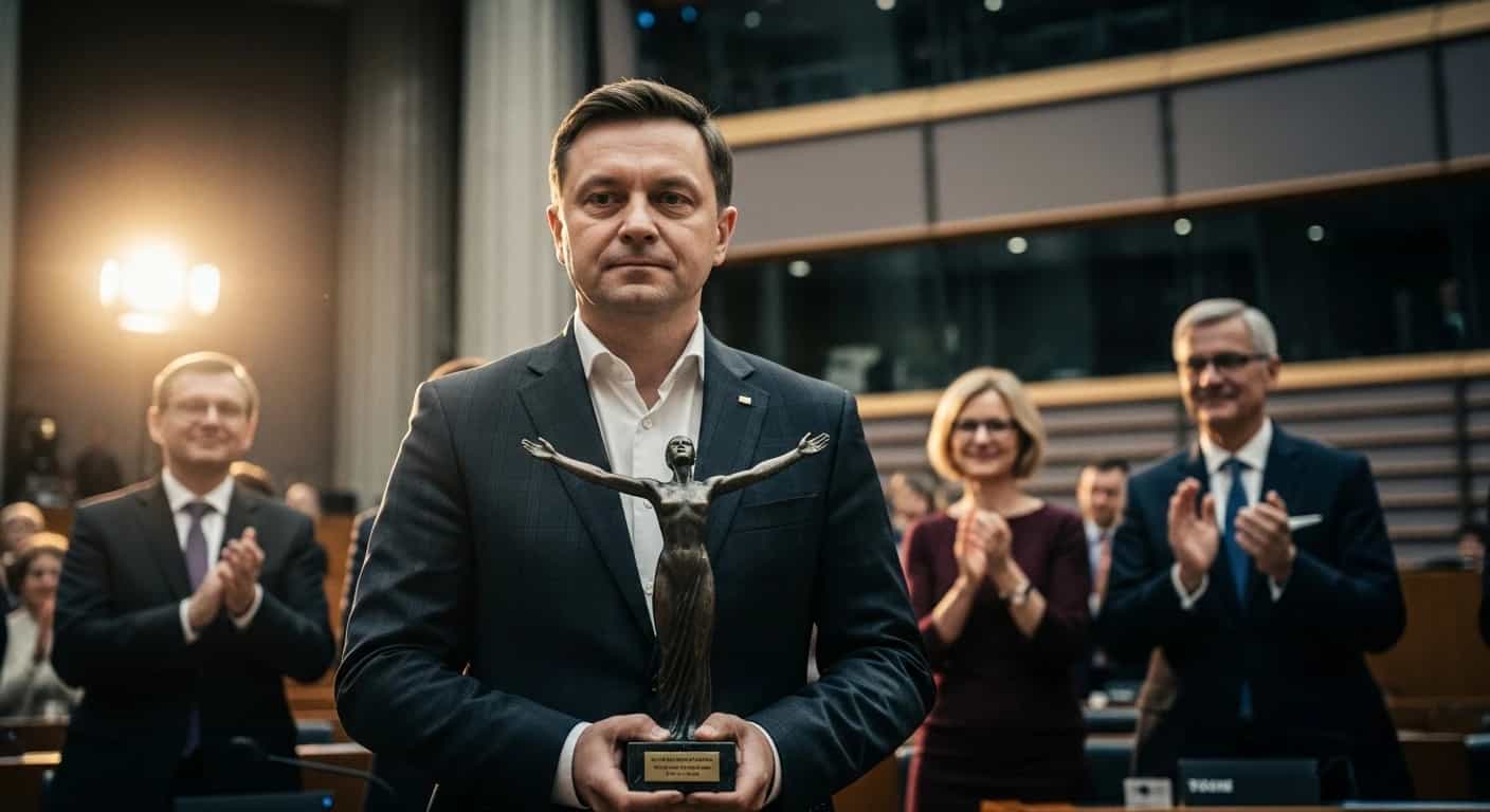 Andrzej Poczobut laureatem Nagrody Sacharowa - Parlament Europejski docenił walkę białoruskiego dziennikarza