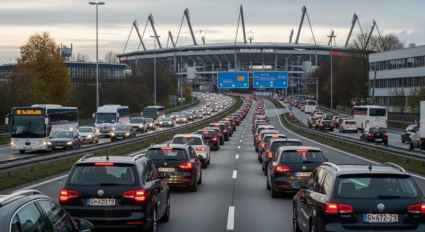 Opóźnienie meczu Borussia Mönchengladbach - Bayern Monachium z powodu korków drogowych