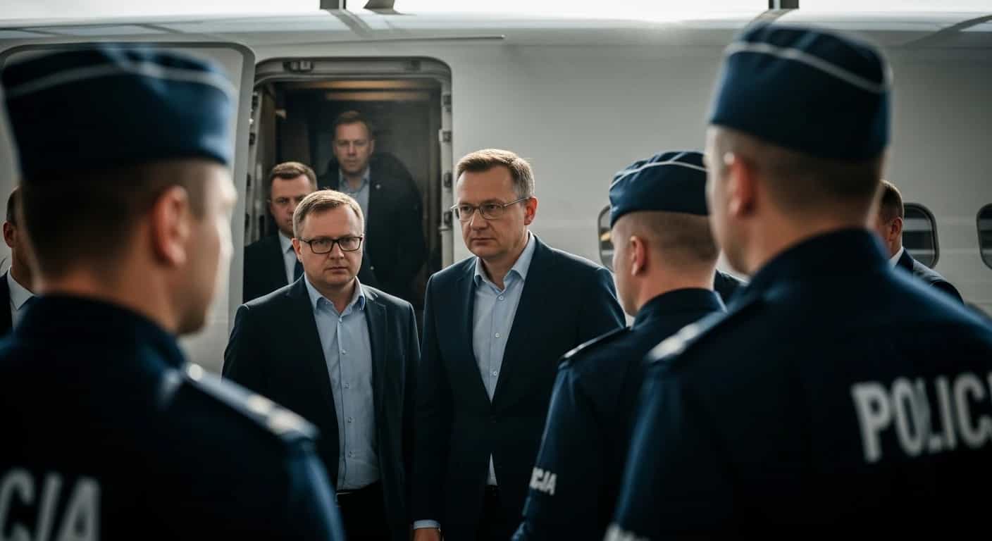 Zbigniew Ziobro powraca do Polski - policja czeka na lotnisku Chopina