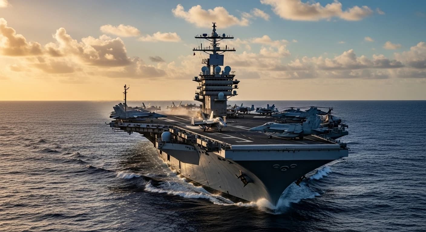 USA wysyłają lotniskowiec Gerald R. Ford do walki z kartelami narkotykowymi w rejonie Wenezueli