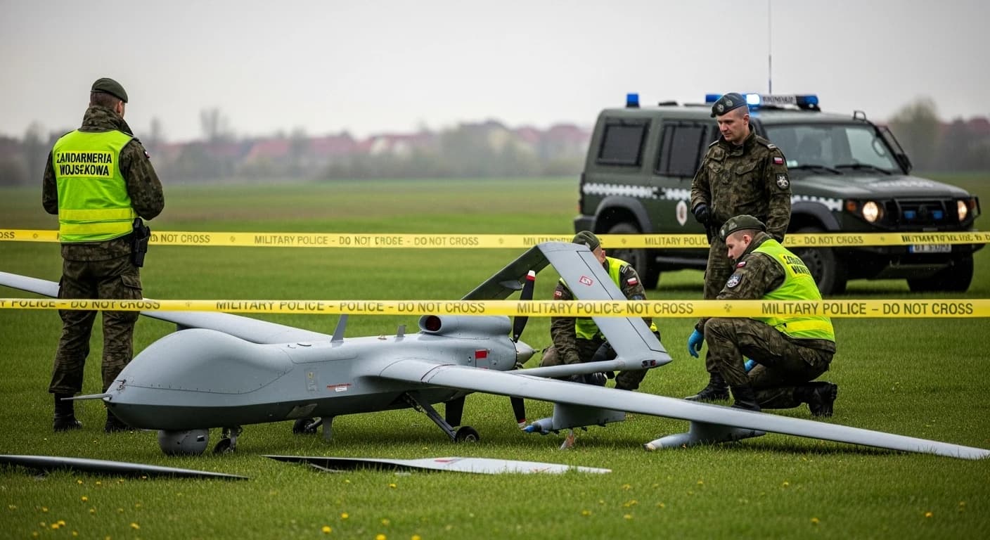 Incydent z dronem wojskowym w Inowrocławiu. Żandarmeria prowadzi dochodzenie
