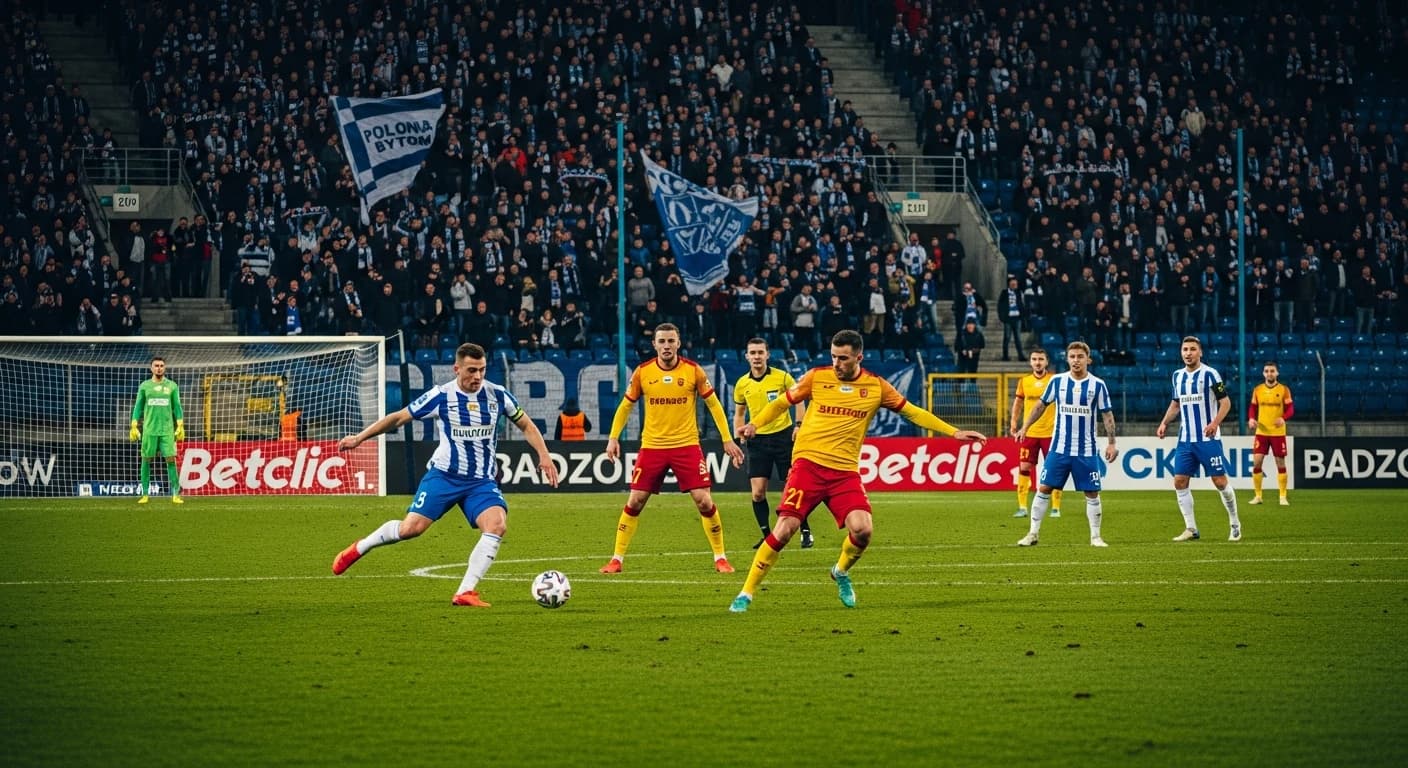 Polonia Bytom podejmuje Znicz Pruszków w kluczowym meczu Betclic 1. Ligi
