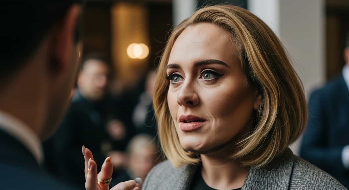 Adele wzbudza kontrowersje swoim nowym wyglądem podczas rzadkiego publicznego wystąpienia