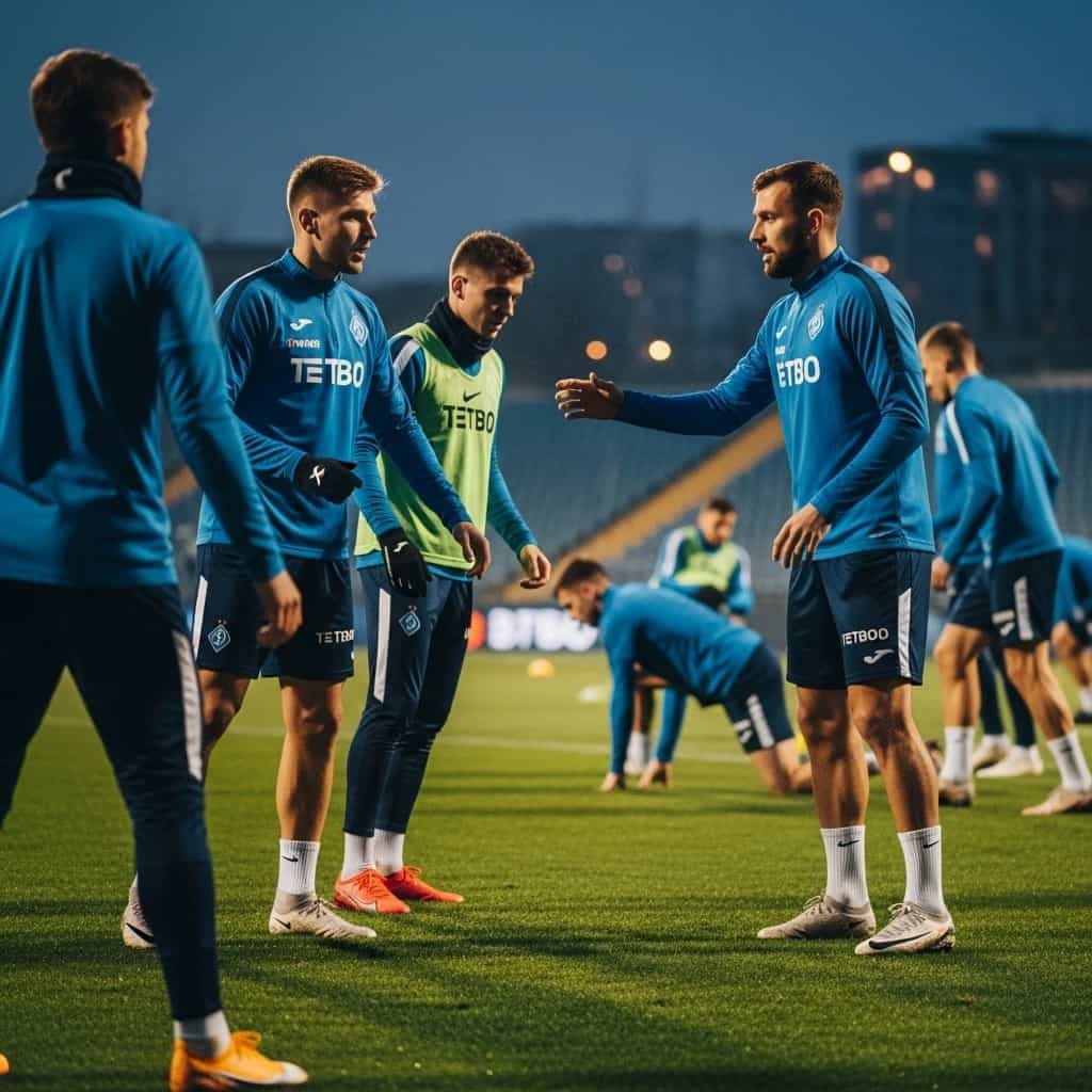 Dynamo Kijów przygotowuje się do kluczowego starcia z Aleksandrią