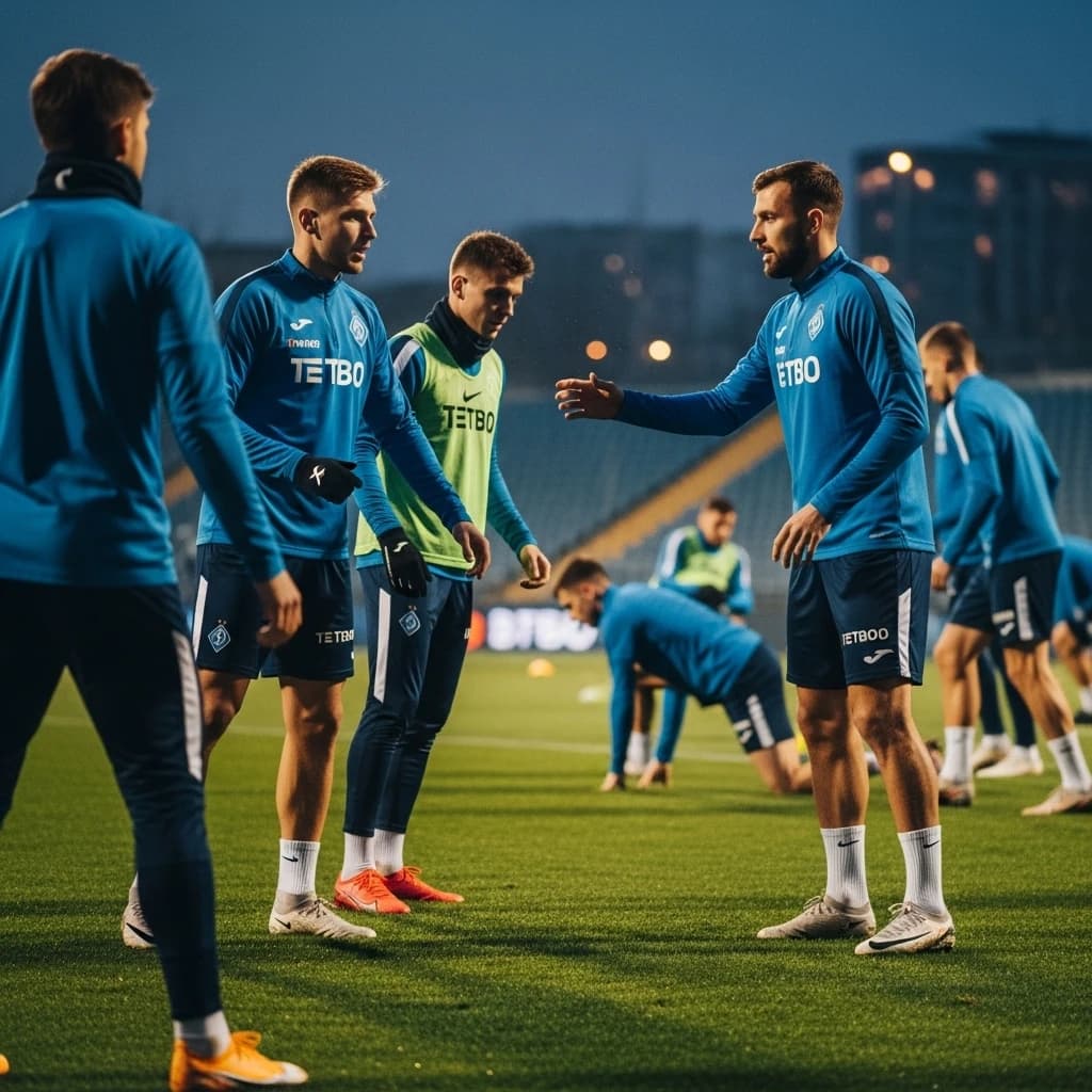 Dynamo Kijów przygotowuje się do kluczowego starcia z Aleksandrią