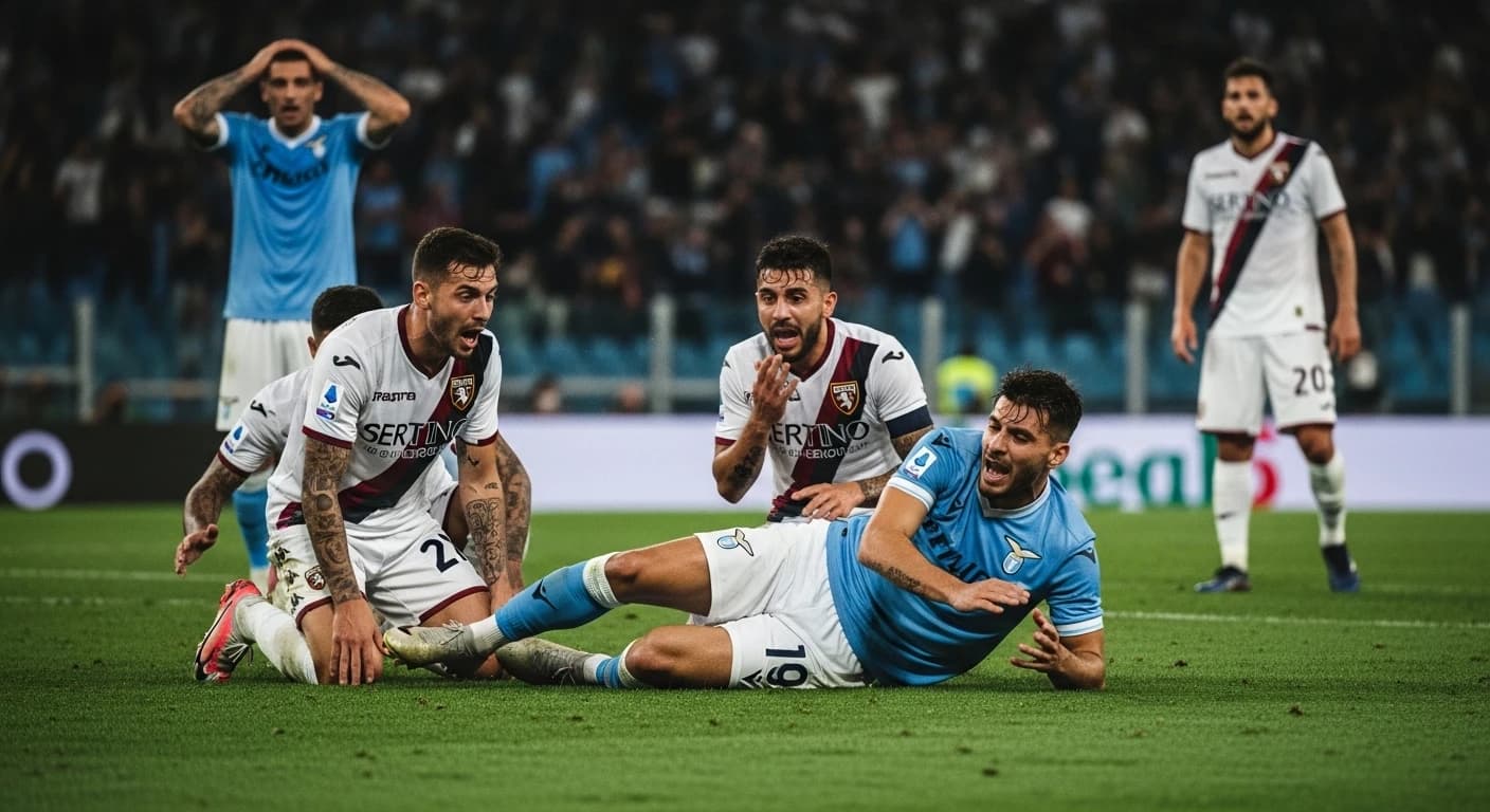 Lazio remisuje z Torino 3-3 po dramatycznym meczu zakończonym w doliczonym czasie gry