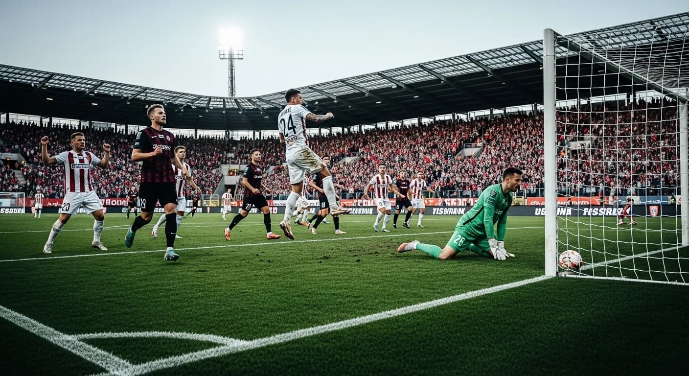 Wisła Kraków demoluje Puszczę Niepołomice 3:0 i umacnia pozycję lidera I ligi