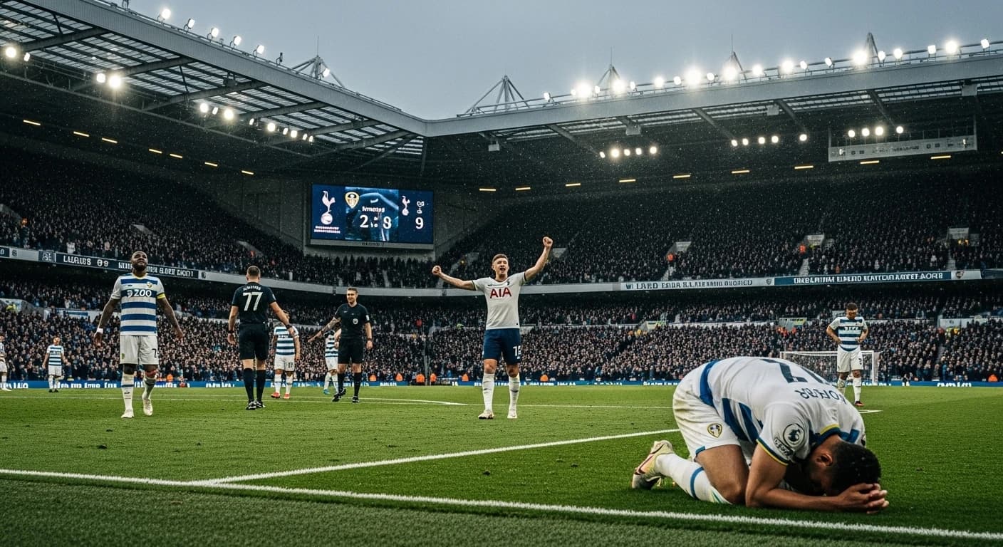 Leeds przegrywa z Tottenham po dramatycznym meczu na Elland Road