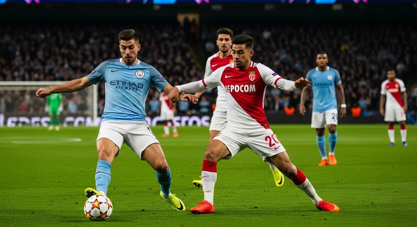 Manchester City zmierzy się z AS Monaco w kluczowym meczu Ligi Mistrzów
