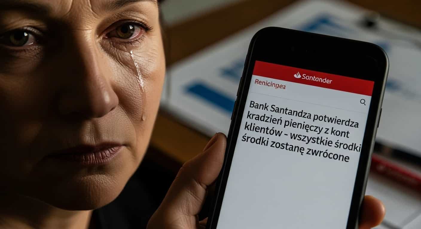 Bank Santander potwierdza kradzież pieniędzy z kont klientów - wszystkie środki zostaną zwrócone