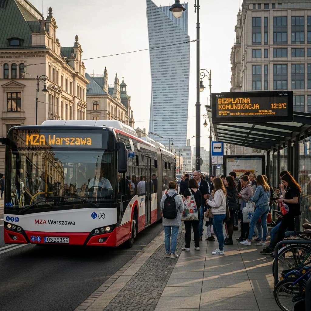 Dzień bez Samochodu w Warszawie - darmowa komunikacja publiczna jako zachęta do zmiany nawyków