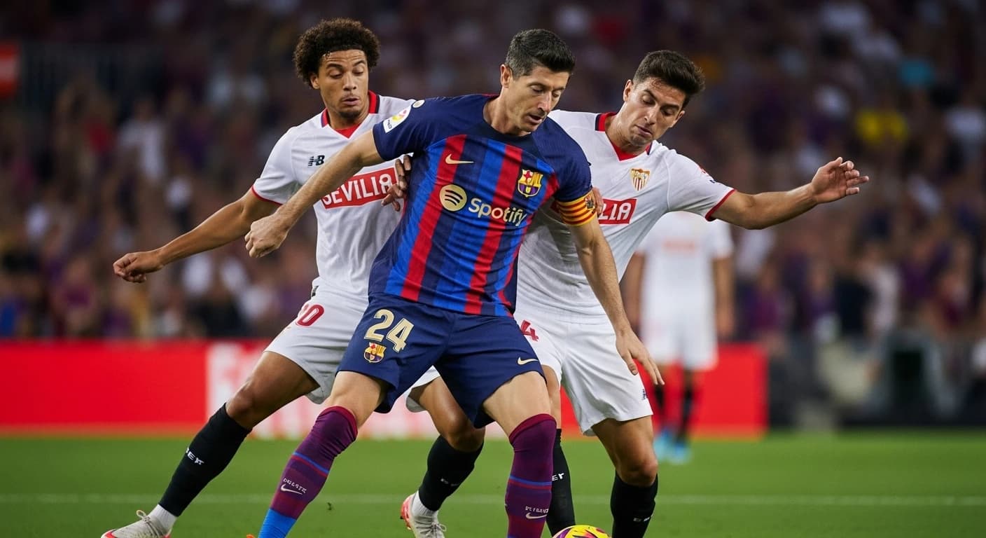 Barcelona walczy o utrzymanie pozycji lidera La Liga w starciu z Sevillą
